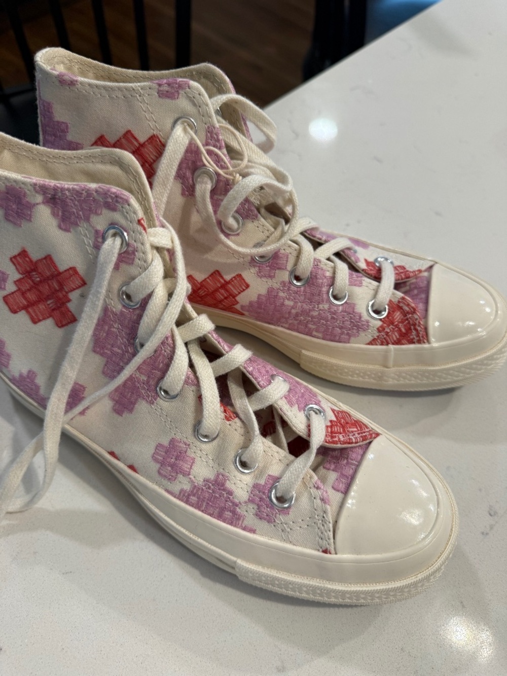 Limited Edition Converse high tops. NEW!